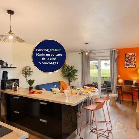 Apartment L'ecrin Carcassonnais- Parking Gratuit- Terrasse Carcassonne