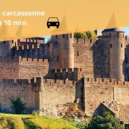 Apartamento L'écrin Carcassonnais- Parking Gratuit- Terrasse Carcasona