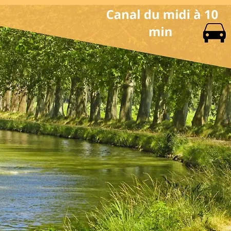 L'ecrin Carcassonnais- Parking Gratuit- Terrasse Appartement